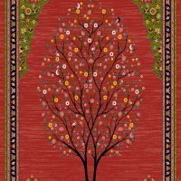 فرش ماشینی 700 شانه طرح بهار