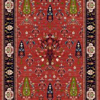 فرش ماشینی 700 شانه طرح بیتا