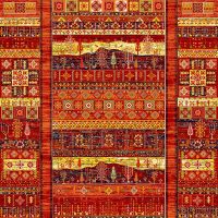 فرش ماشینی 700 شانه طرح کهربا