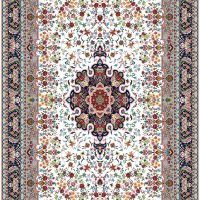 فرش ماشینی 700 شانه طرح مرجان