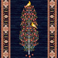 فرش ماشینی 700 شانه طرح ثریا