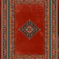 فرش ماشینی 700 شانه طرح یاقوت